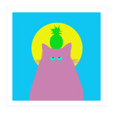 Tropical Lilac Cat  (Print Only) thumbnail
