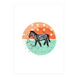 Zebras at Sunset (Print Only) thumbnail