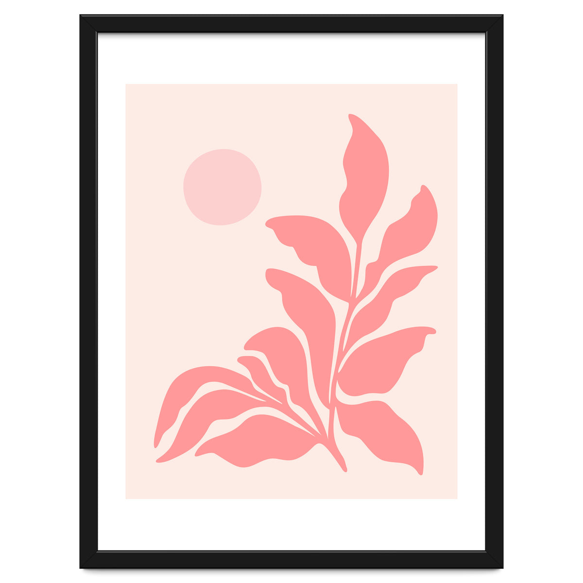 Mid Century Pink Garden
