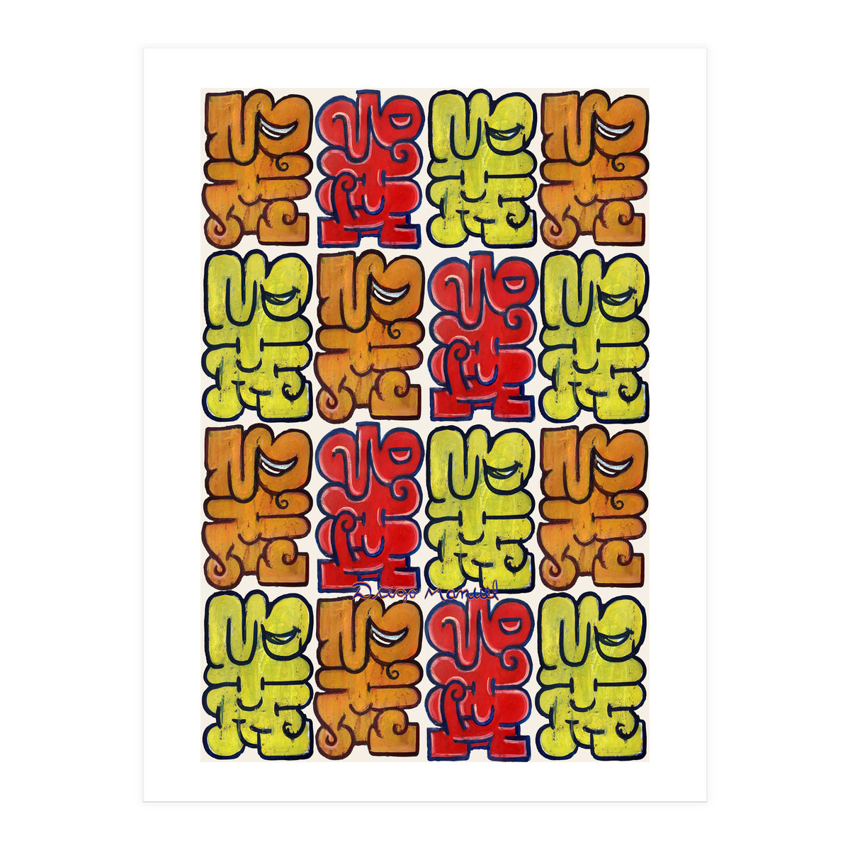 Garffiti 23 29 33 Tapiz B (Print Only)