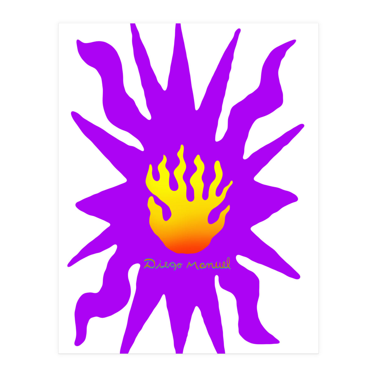 Fuego 39 Copia (Print Only)