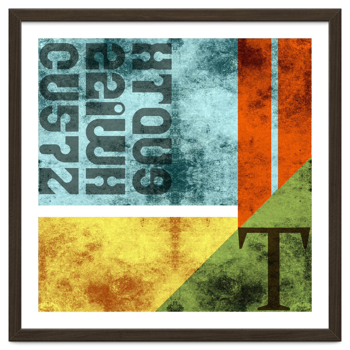 Abstract Industrial Rgby