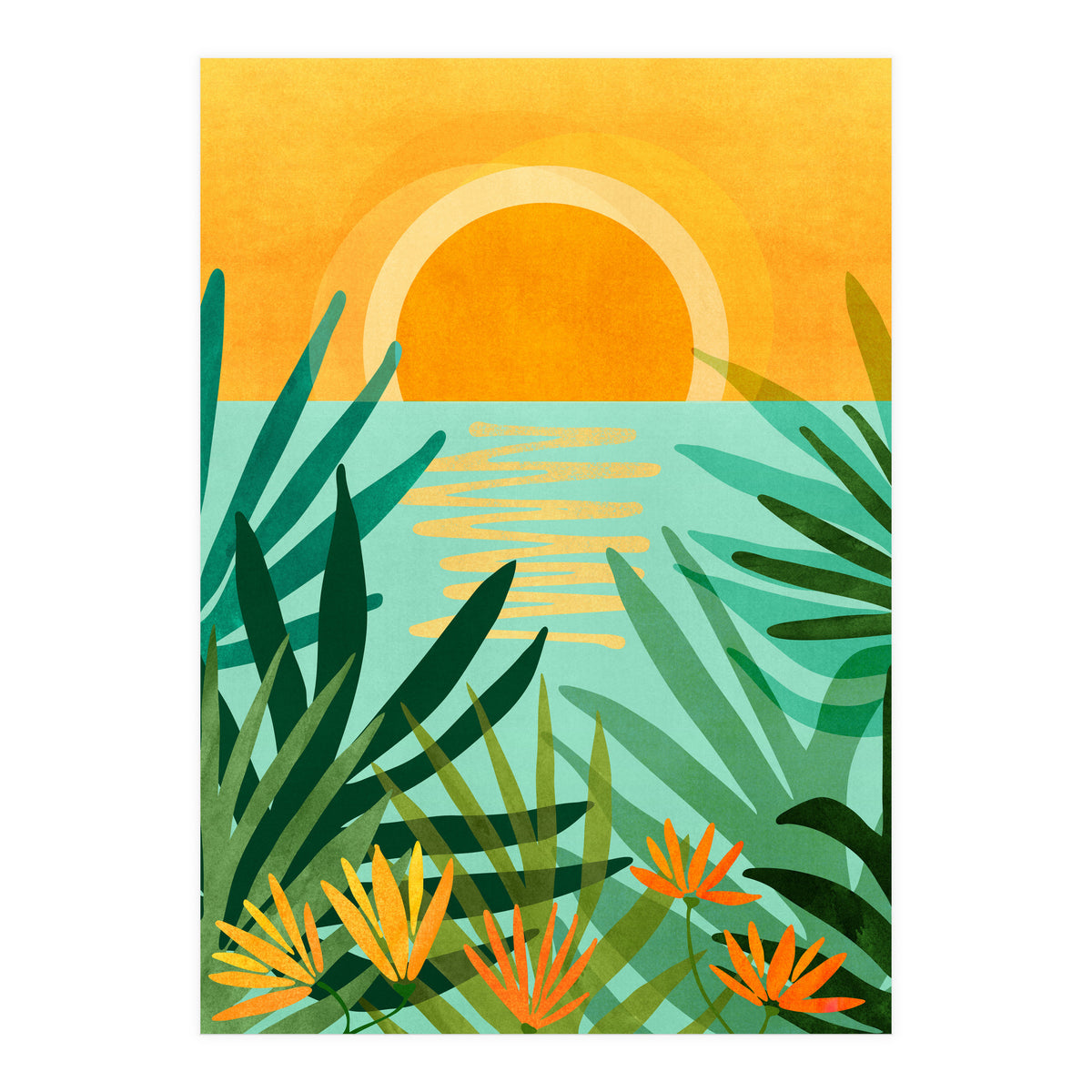 Peaceful Tropics (Print Only)