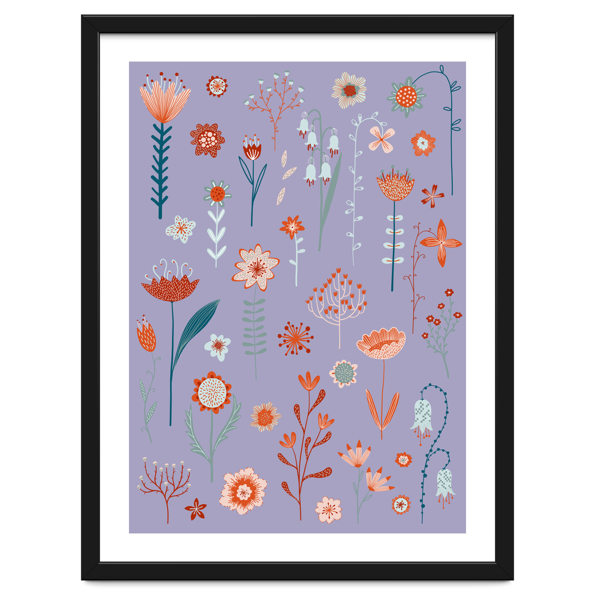 Flowers Of The Summer Purple