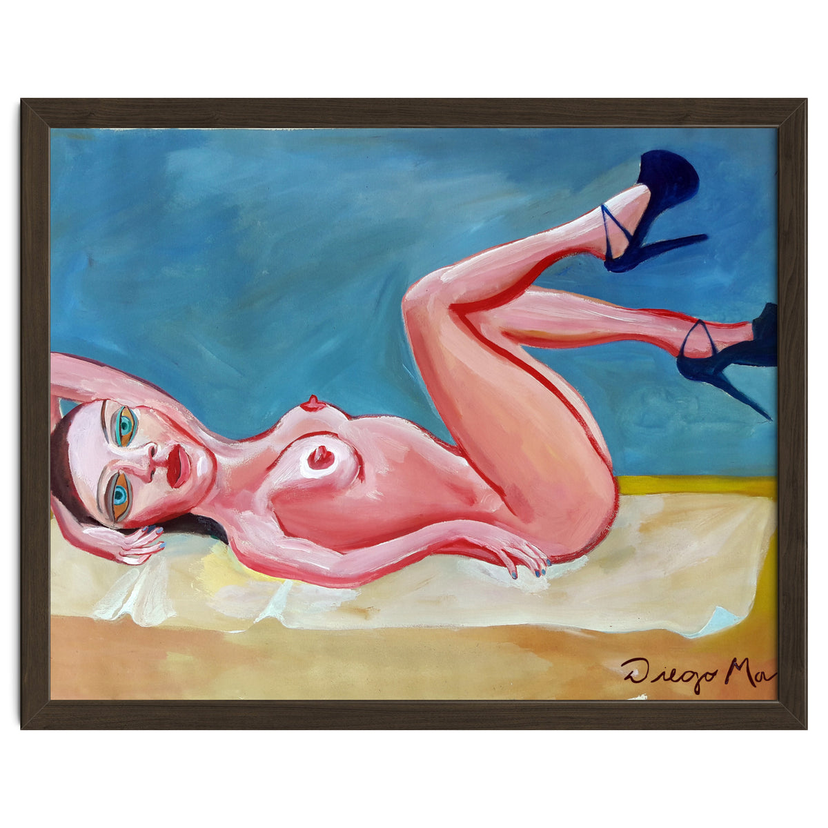Reclining girl