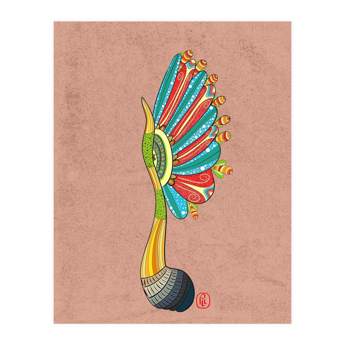 Fan Flora (Print Only)