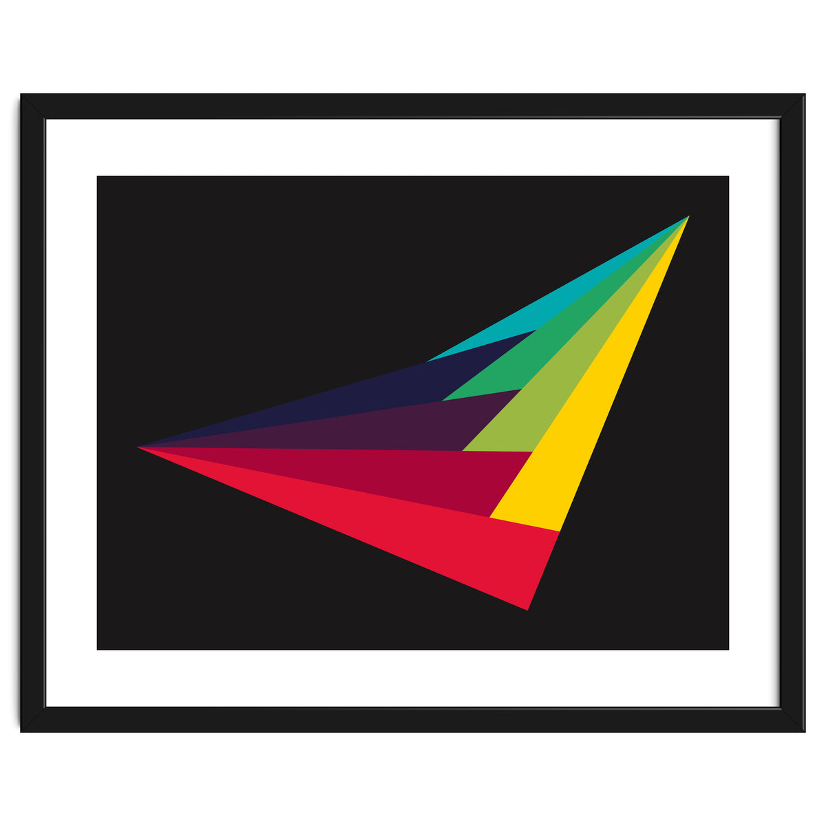 Geometric Shapes No. 40 - rainbow