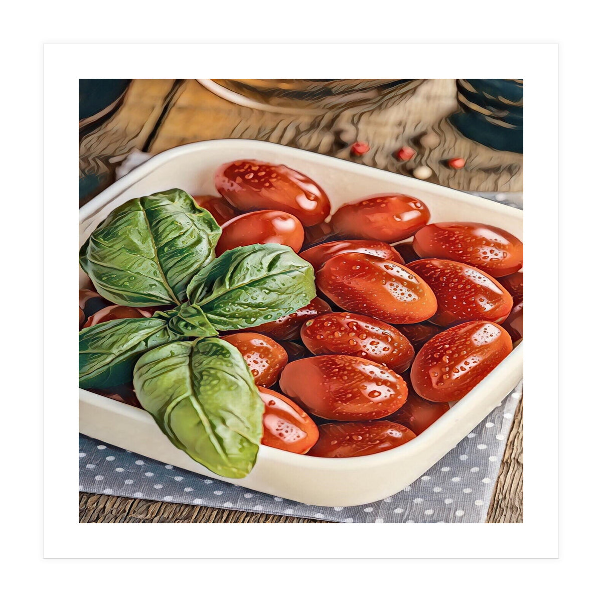 Fresh Tomatoes Italian Cuisine (Print Only)