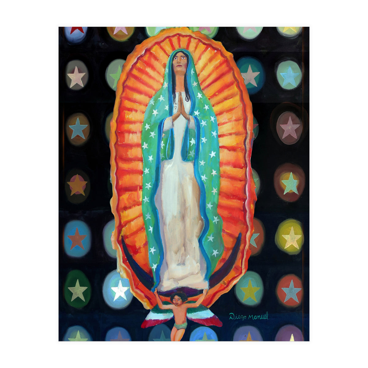 Virgen De Guadalupe 10 (Print Only)