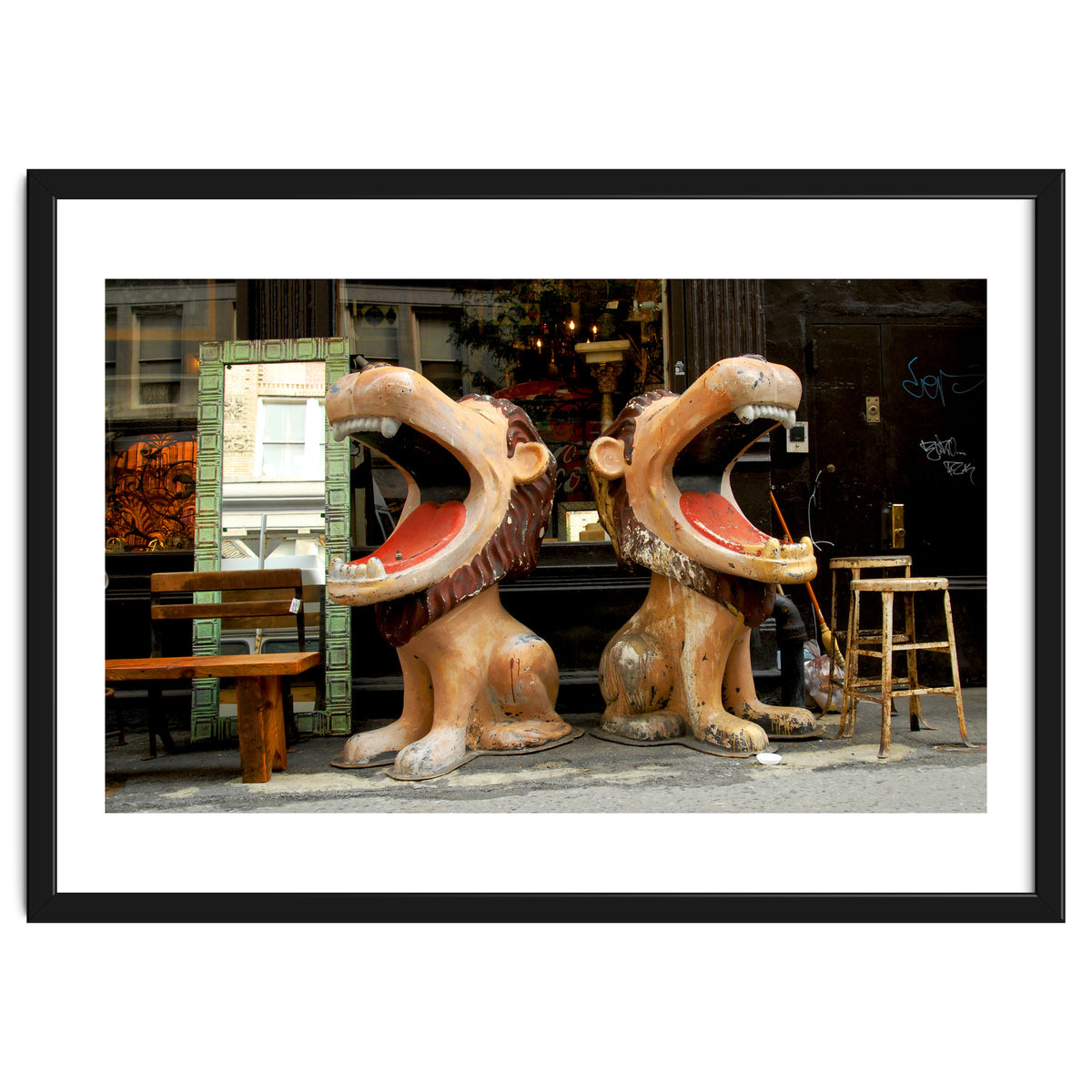 Thrift shop, New York.