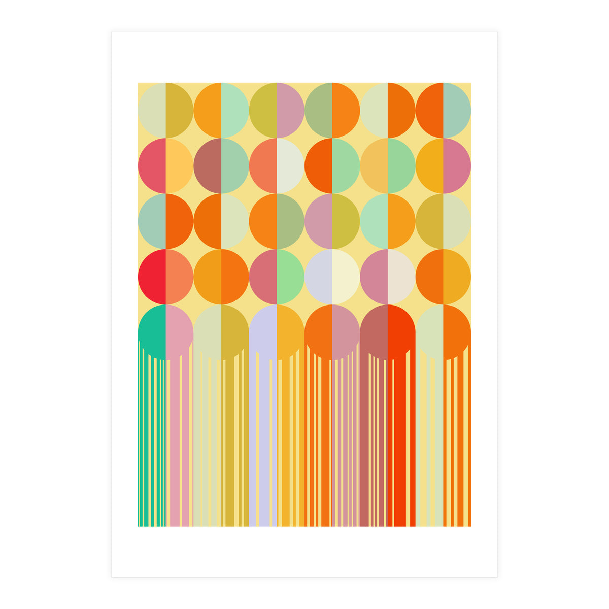 Pattern with circles (Print Only)