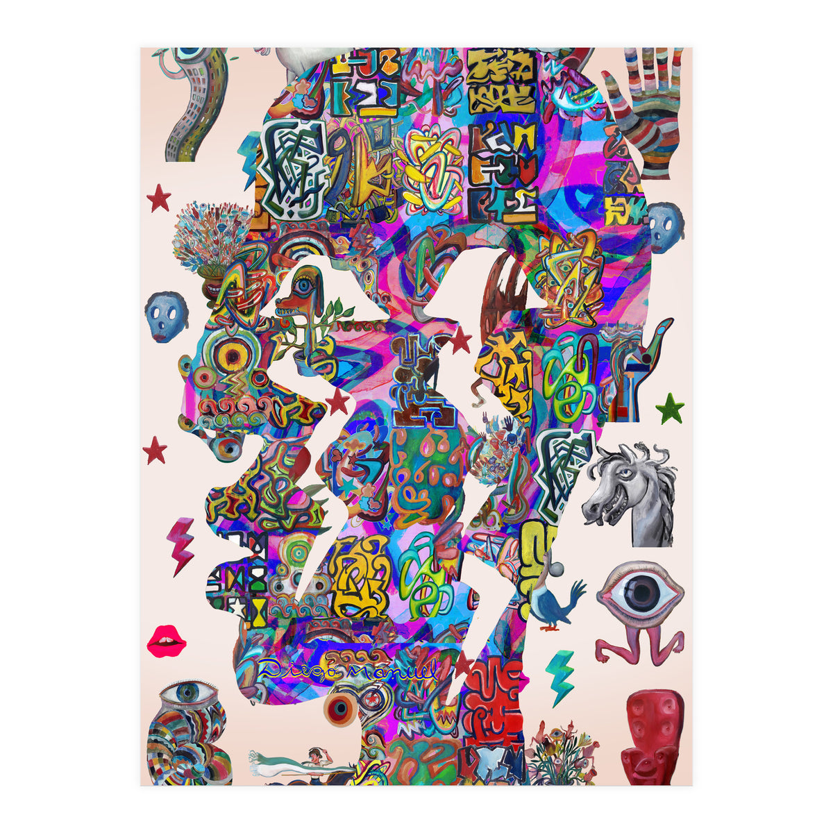 Perfil Con Rayos B 2 (Print Only)