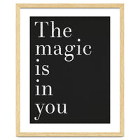 The Magic Is In You, Black