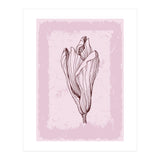 Magnolia Neutral Abstract Botanical (Print Only) thumbnail