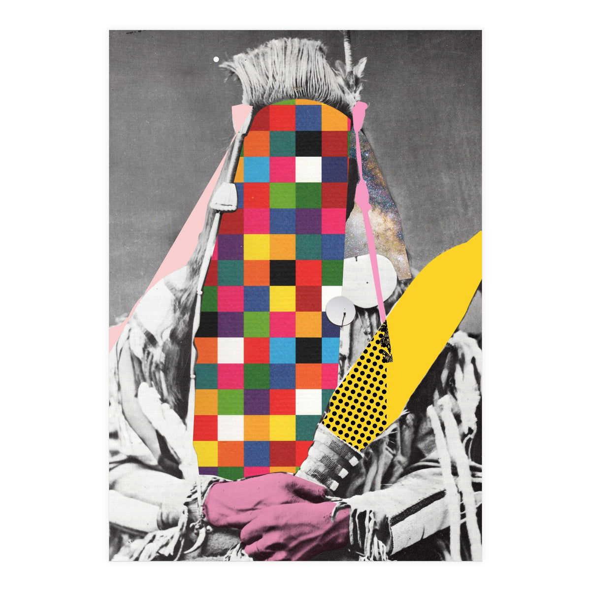 Musterhafte Quadratur Eines Indianers (Print Only)