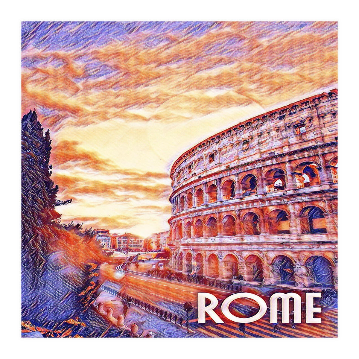 Rome Colosseo, Italy (Print Only)