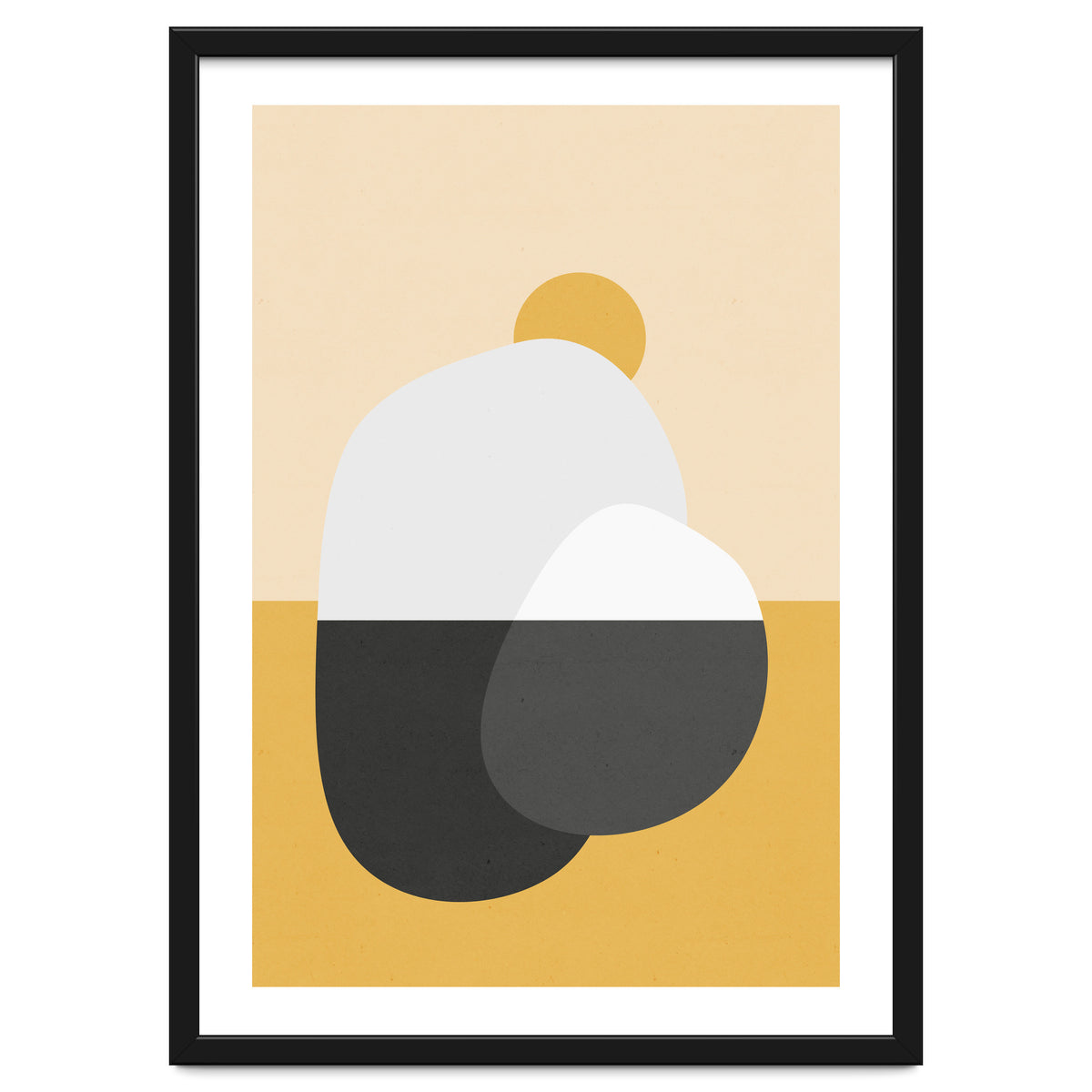 Abstract Boulders - Golden Desert