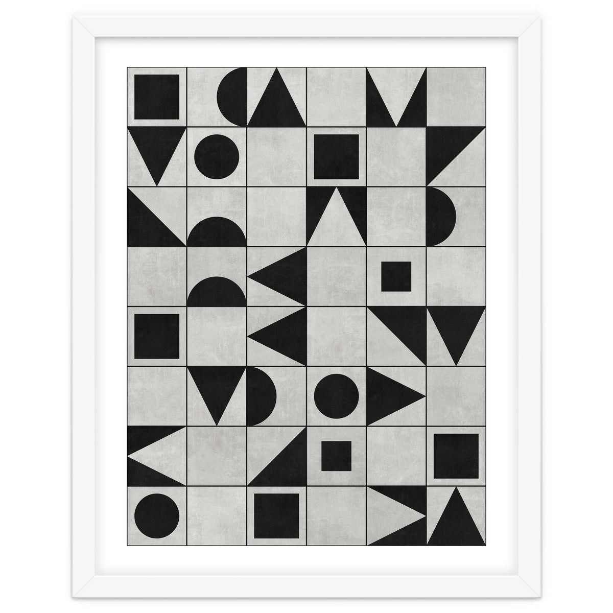 My Favorite Geometric Patterns No.12 - Grey
