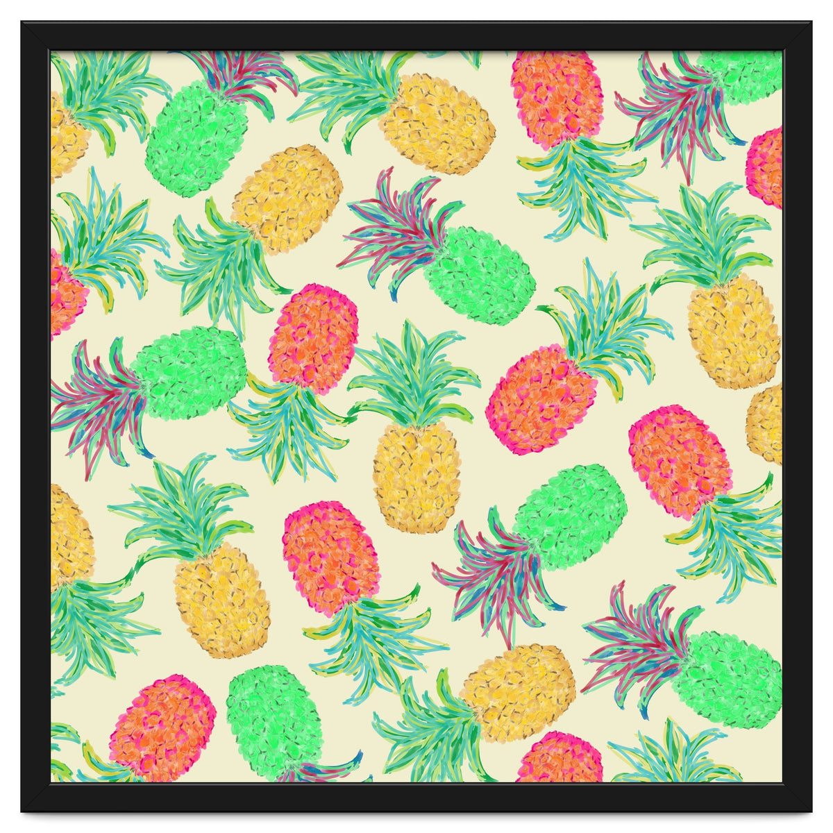 Pineapple Pandemonium Multicolo