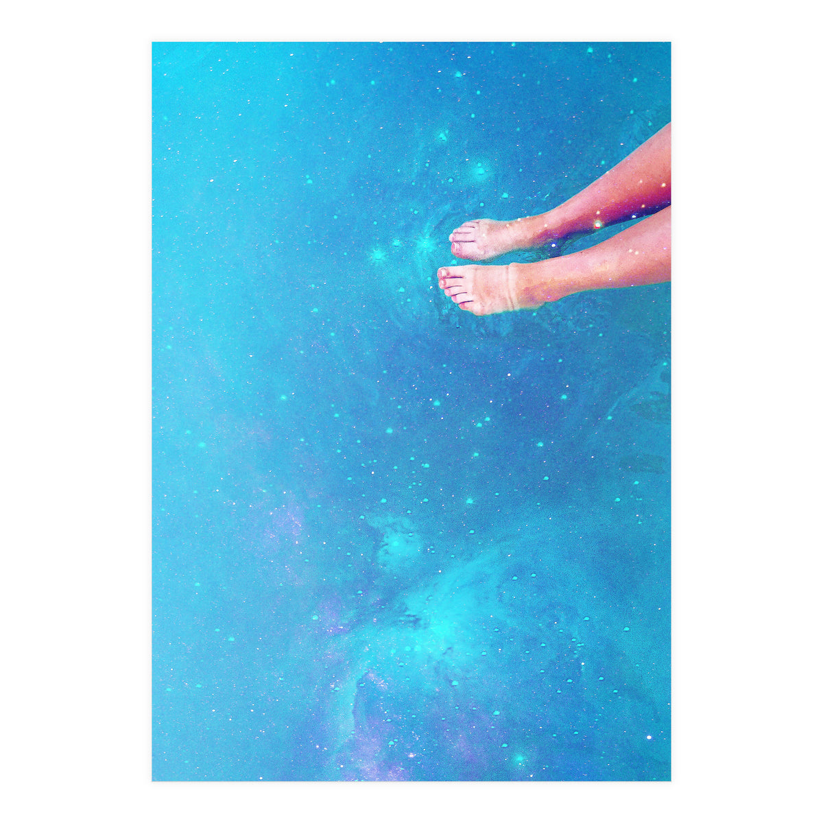 Retro Space Swim (Print Only)