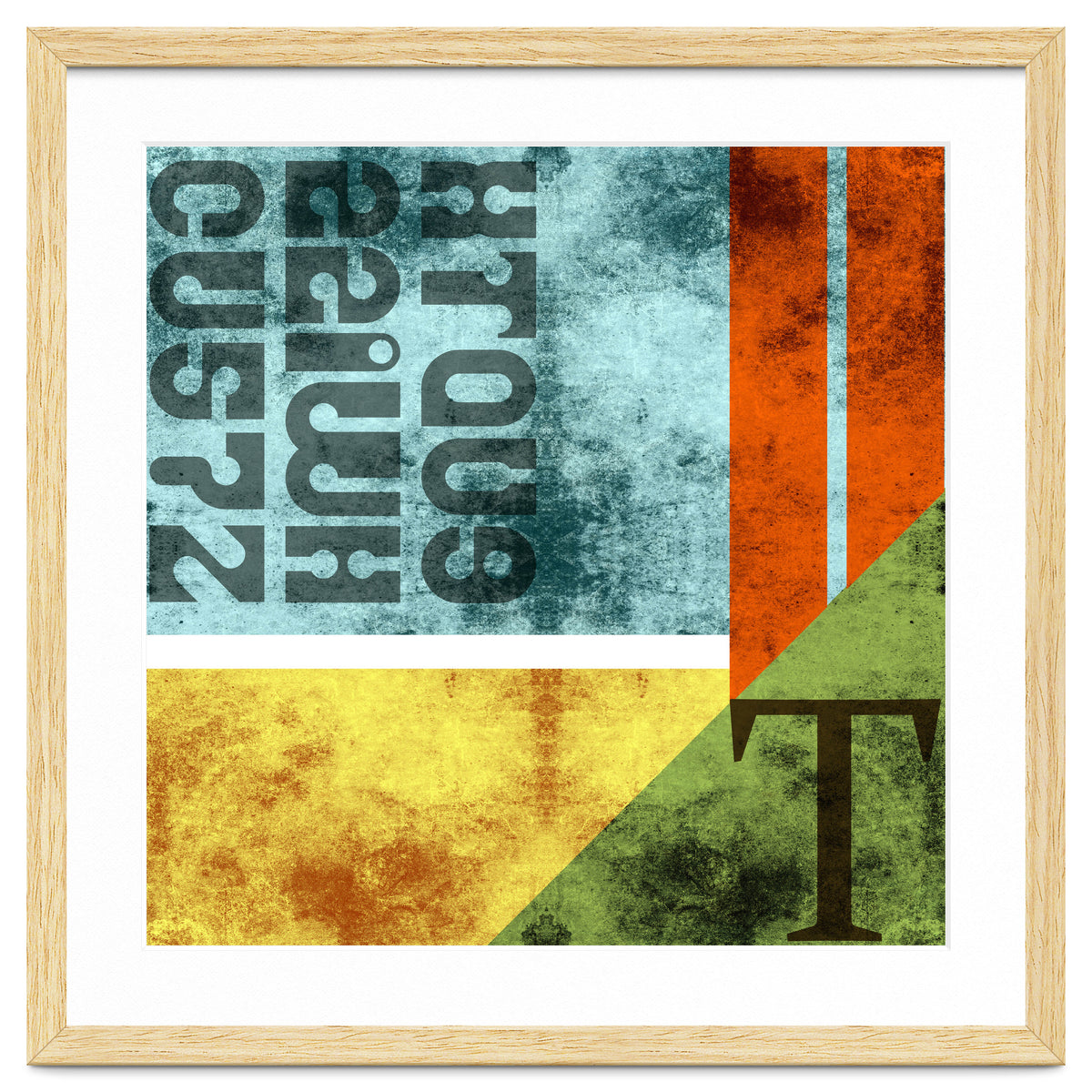 Abstract Industrial Rgby