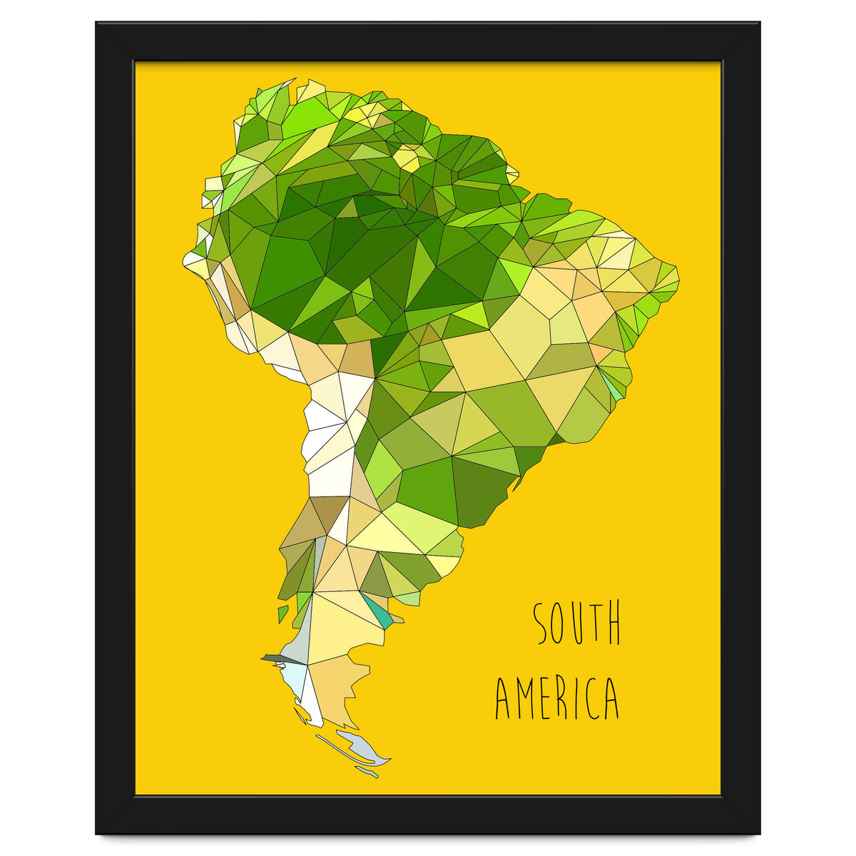 SOUTH AMERICA – Yellow
