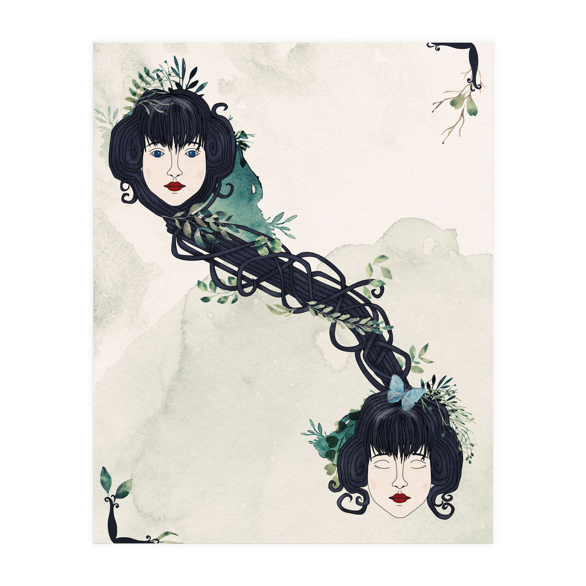 Secret bond of twins (Print Only)