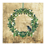Wreath #White Flowers & Bird #Royal collection (Print Only) thumbnail