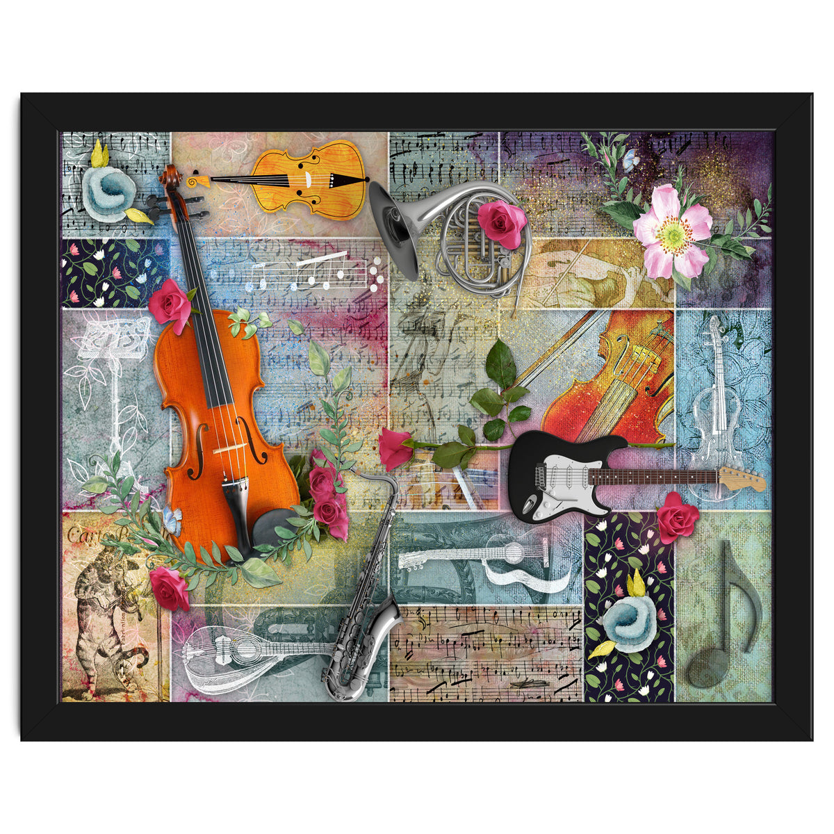 Musical Garden Collage