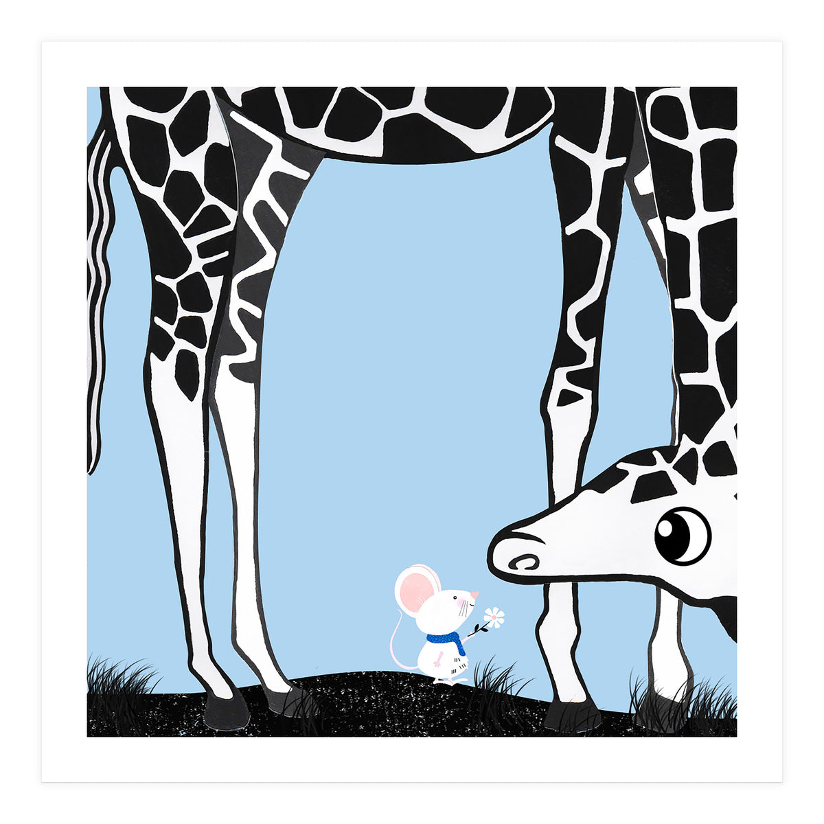 Magnani-mouse meets a friend (Print Only)