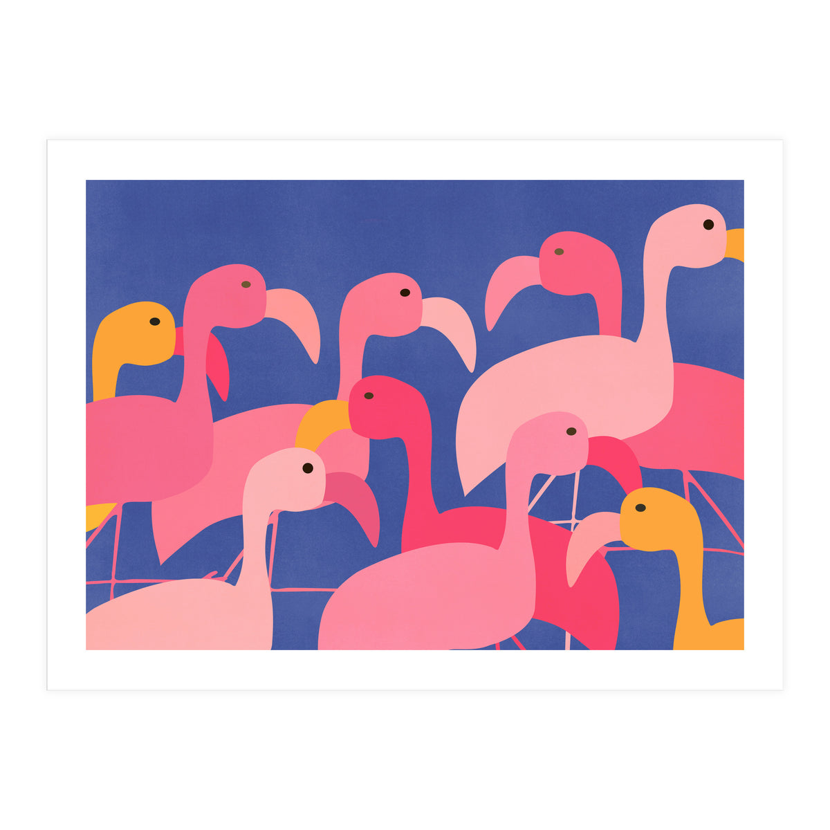 Flamingo Party (Print Only)