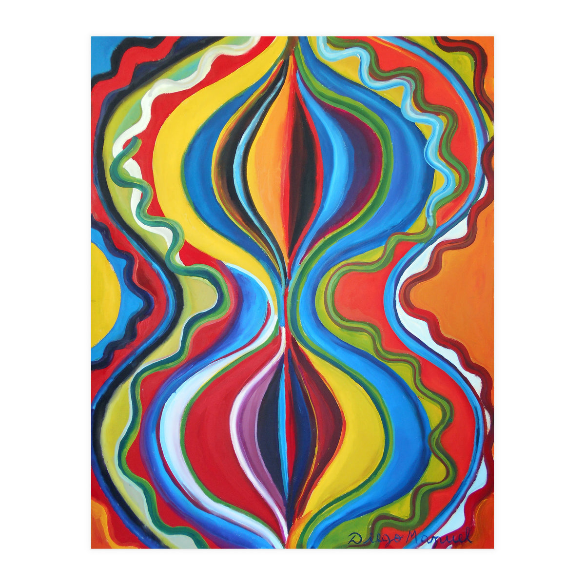 Graffiti Con Dos Centros (Print Only)