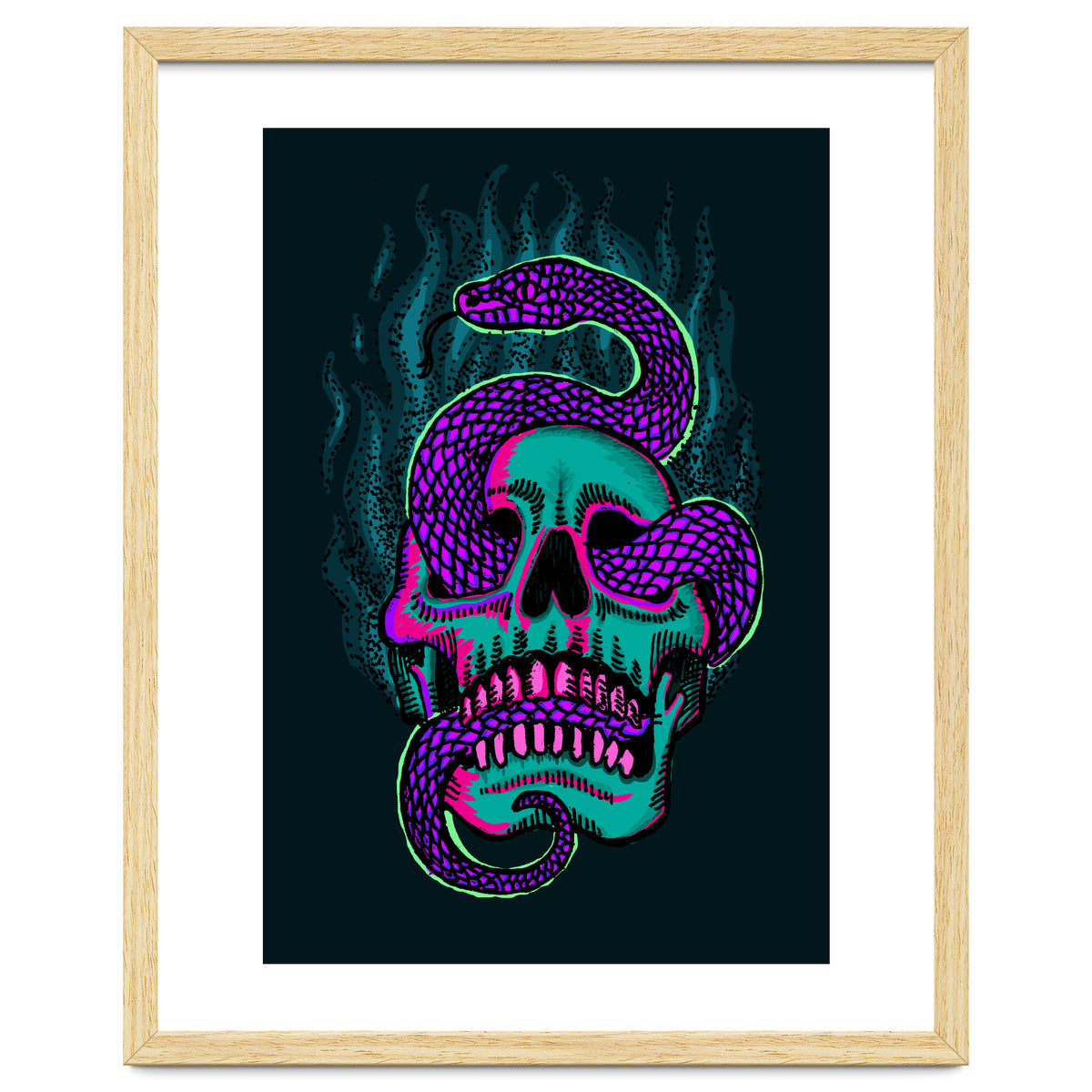 Skull & Snake