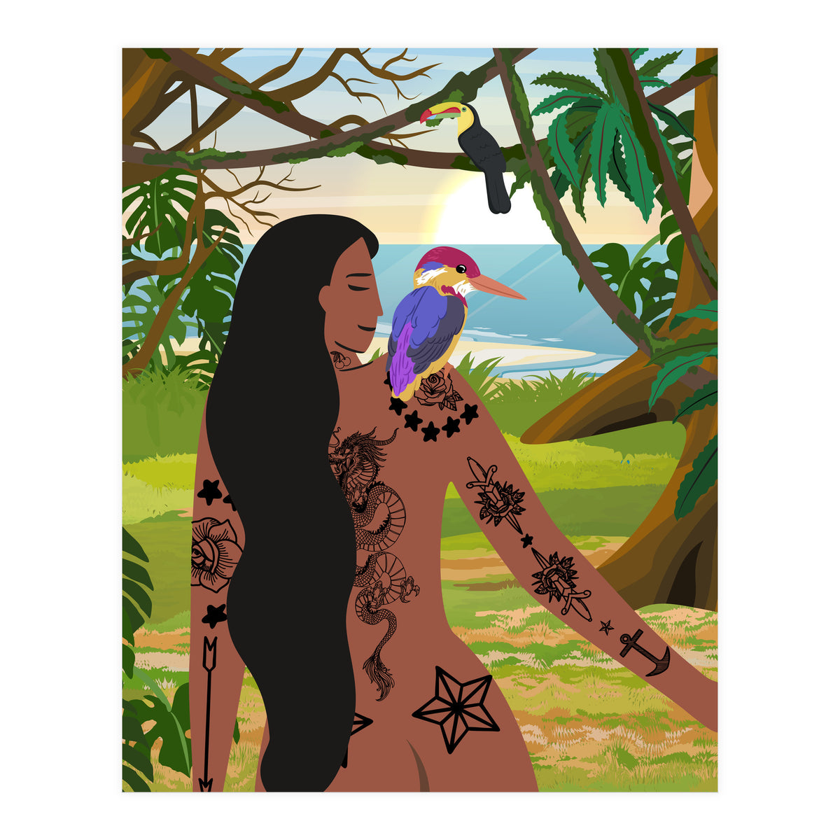 Ceyx Erithaca and Me (Print Only)