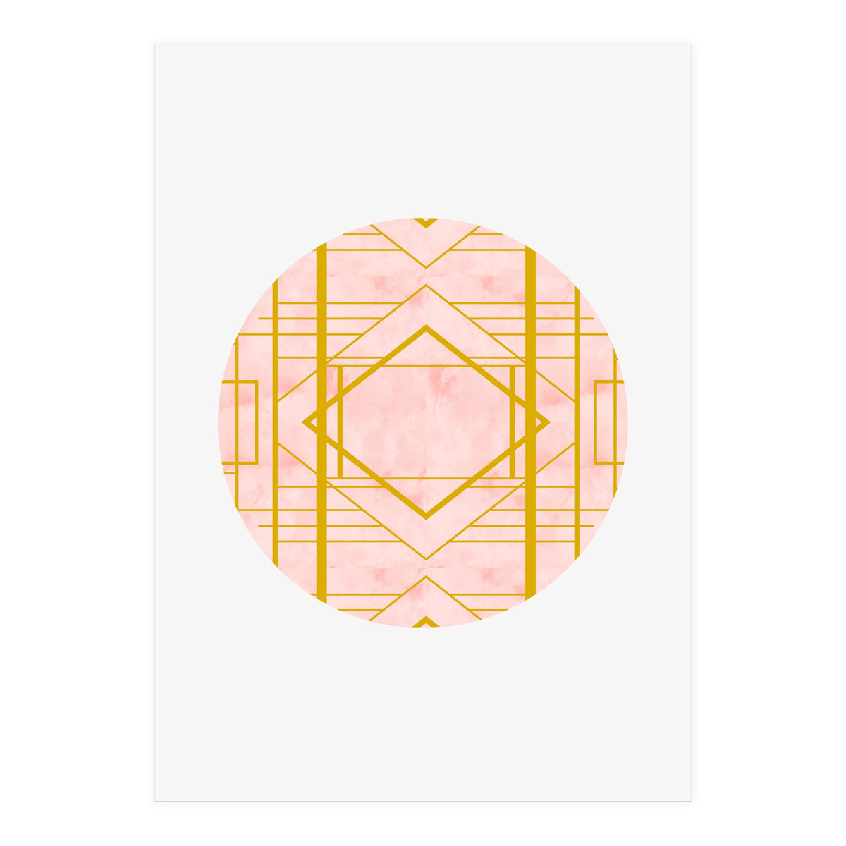 Art Deco Blush (Print Only)