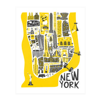 New York Map (Print Only)