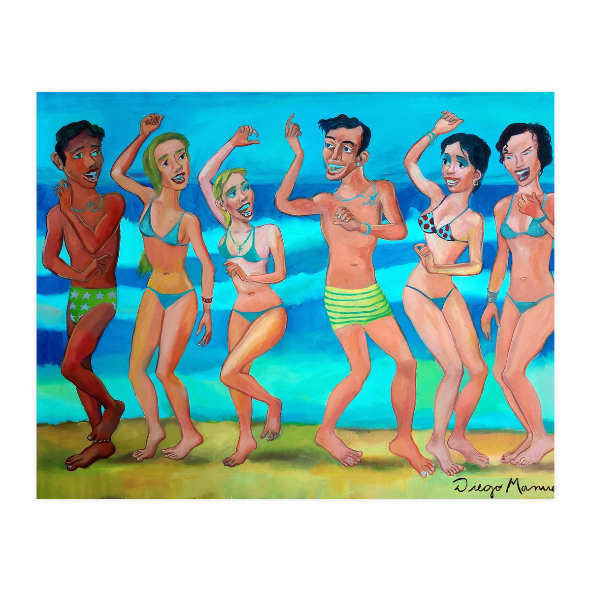 Playa Punta Mogotes (Print Only)