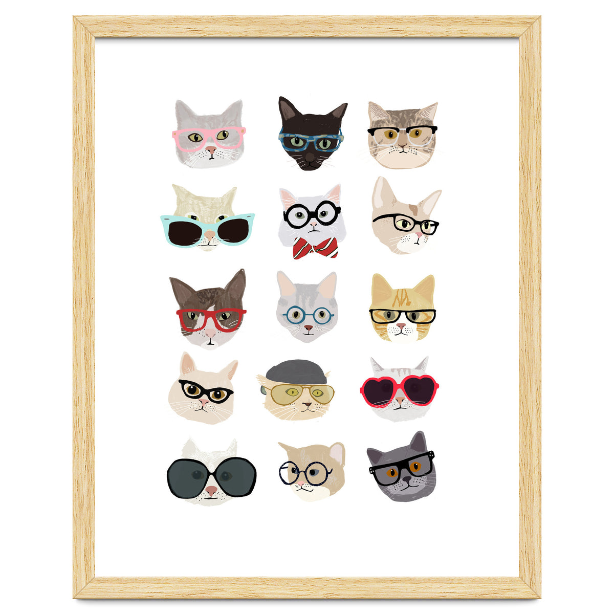 Cats in Glasses