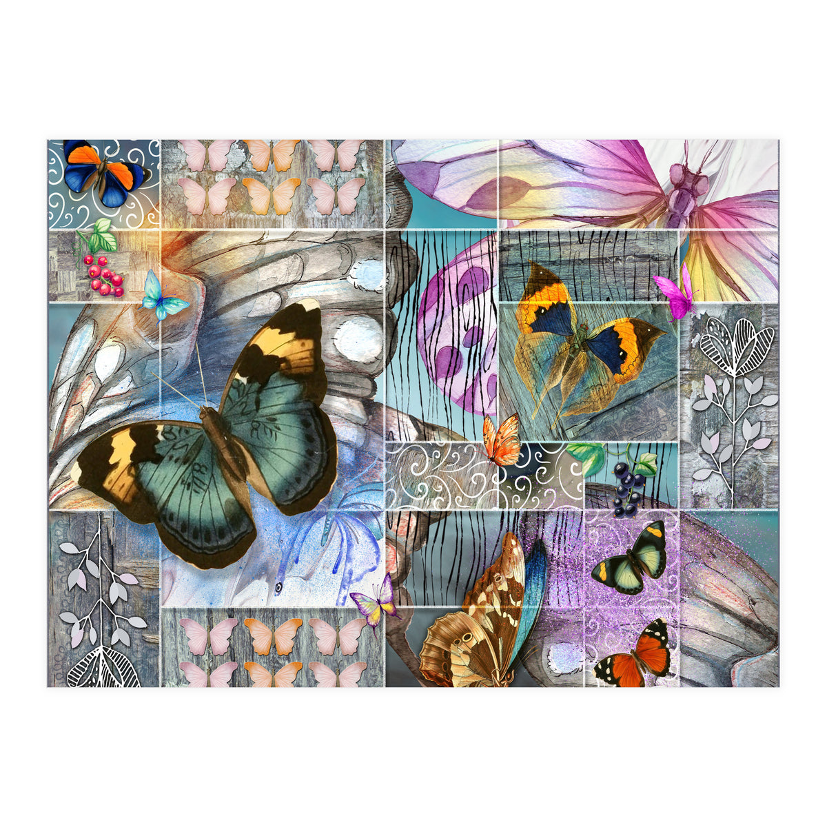 Butterfly Wings Collage (Print Only)