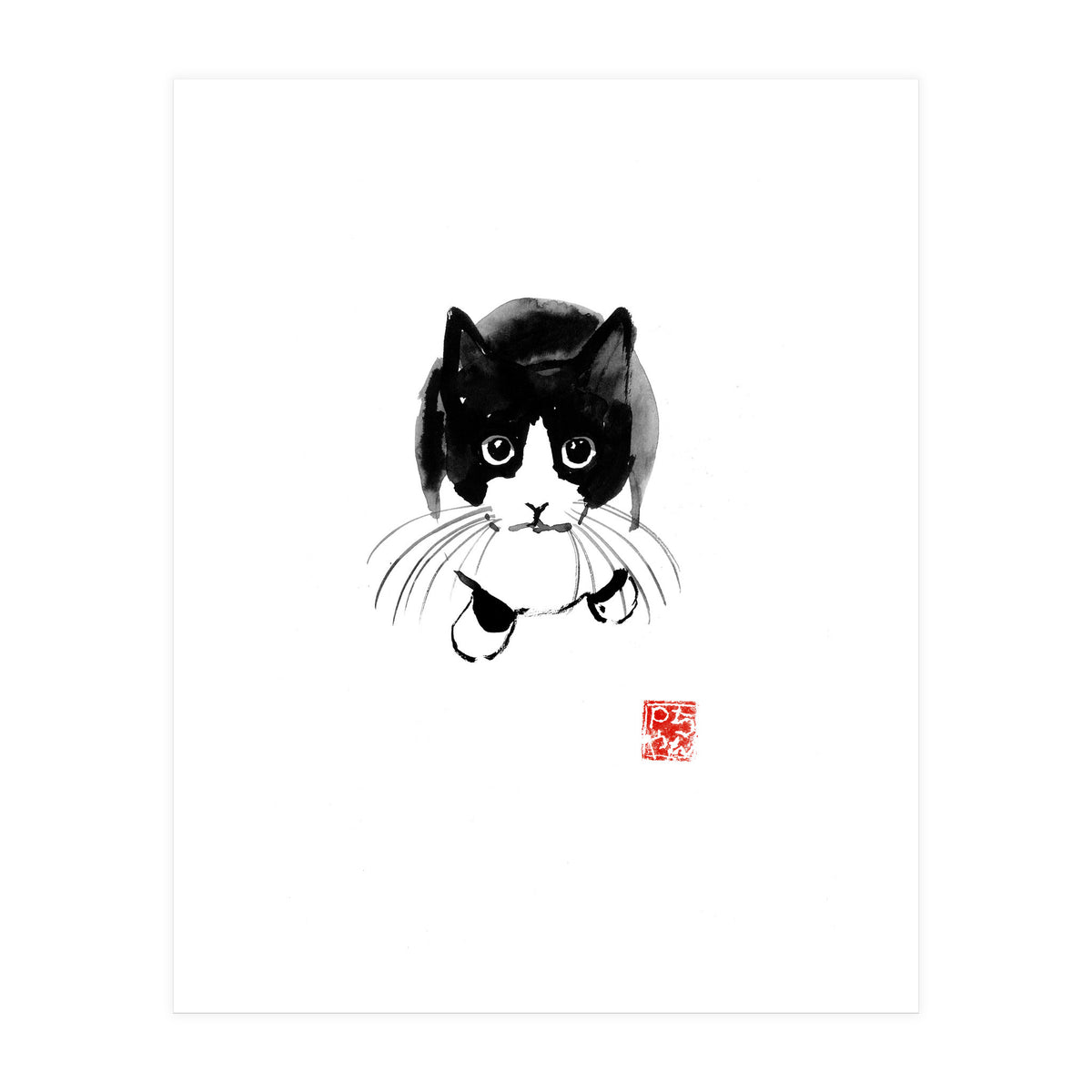 Above cat (Print Only)