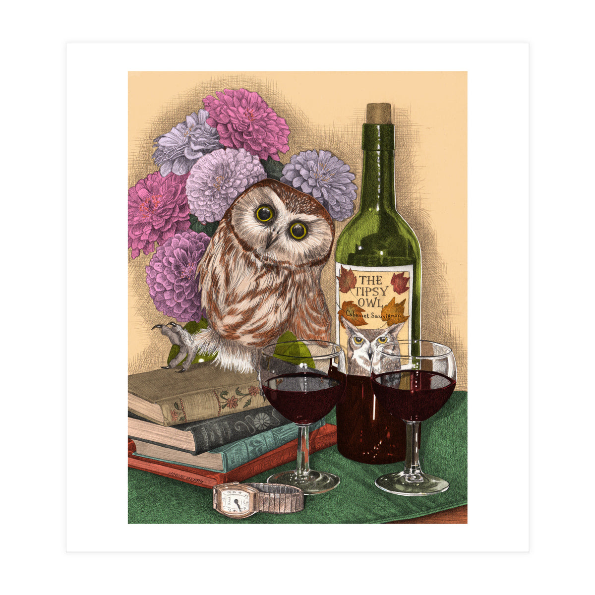 Tipsey Owl (Print Only)