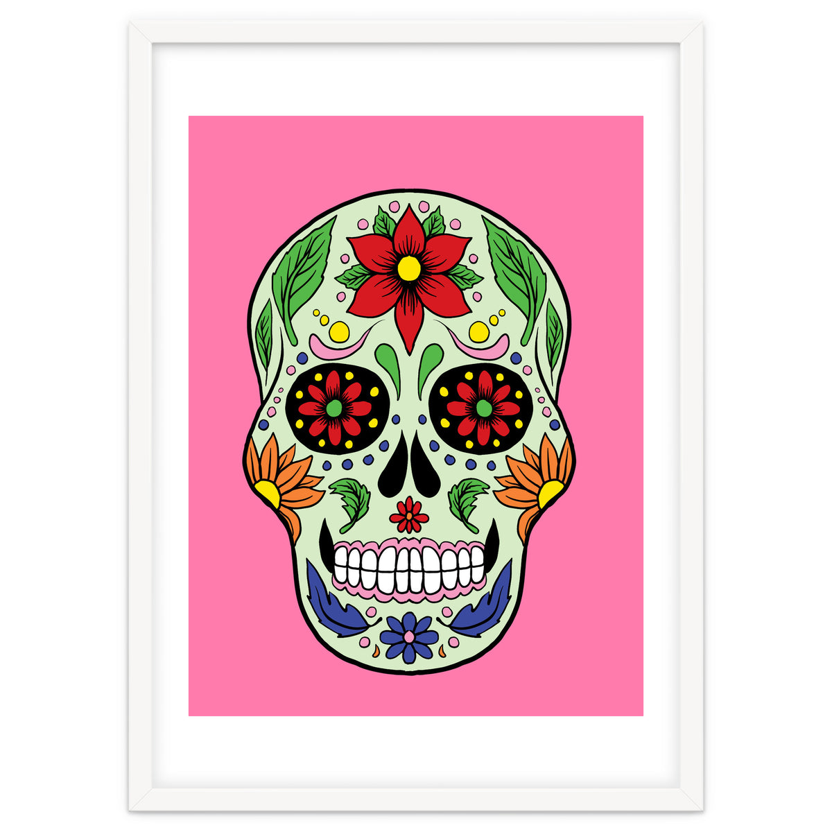 Colorful Skull I