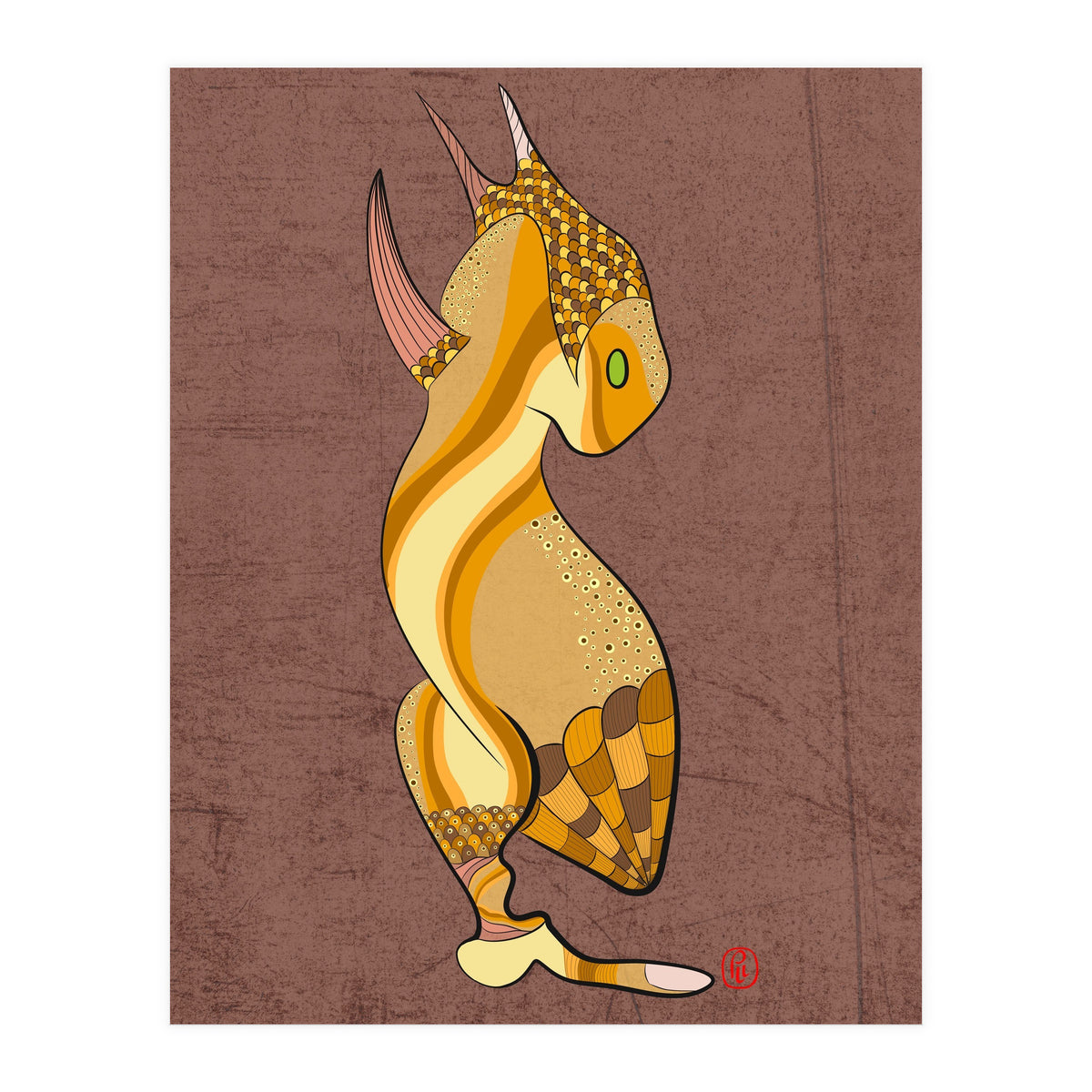 Horned Beast (Print Only)