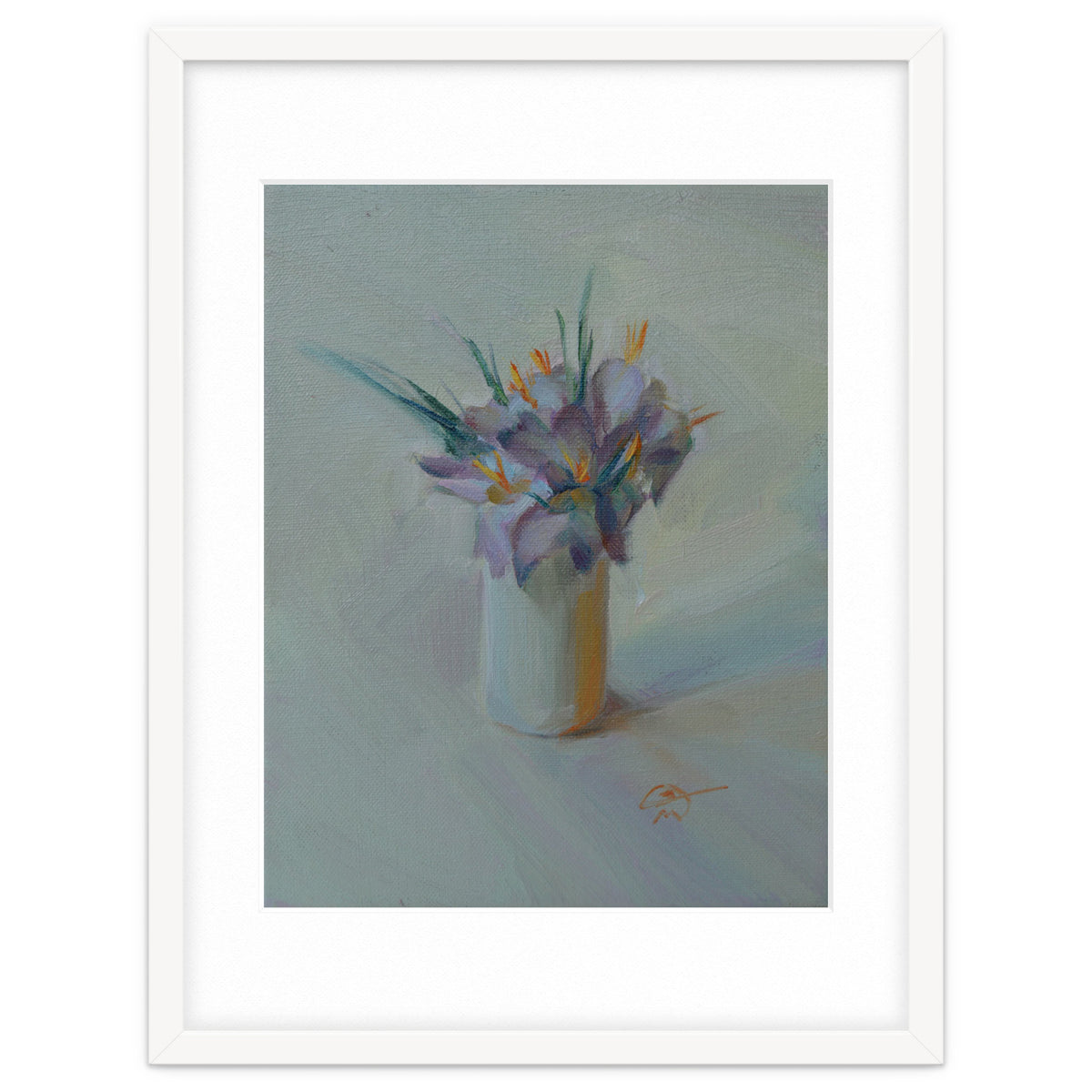 Crocuses Still Life Painting