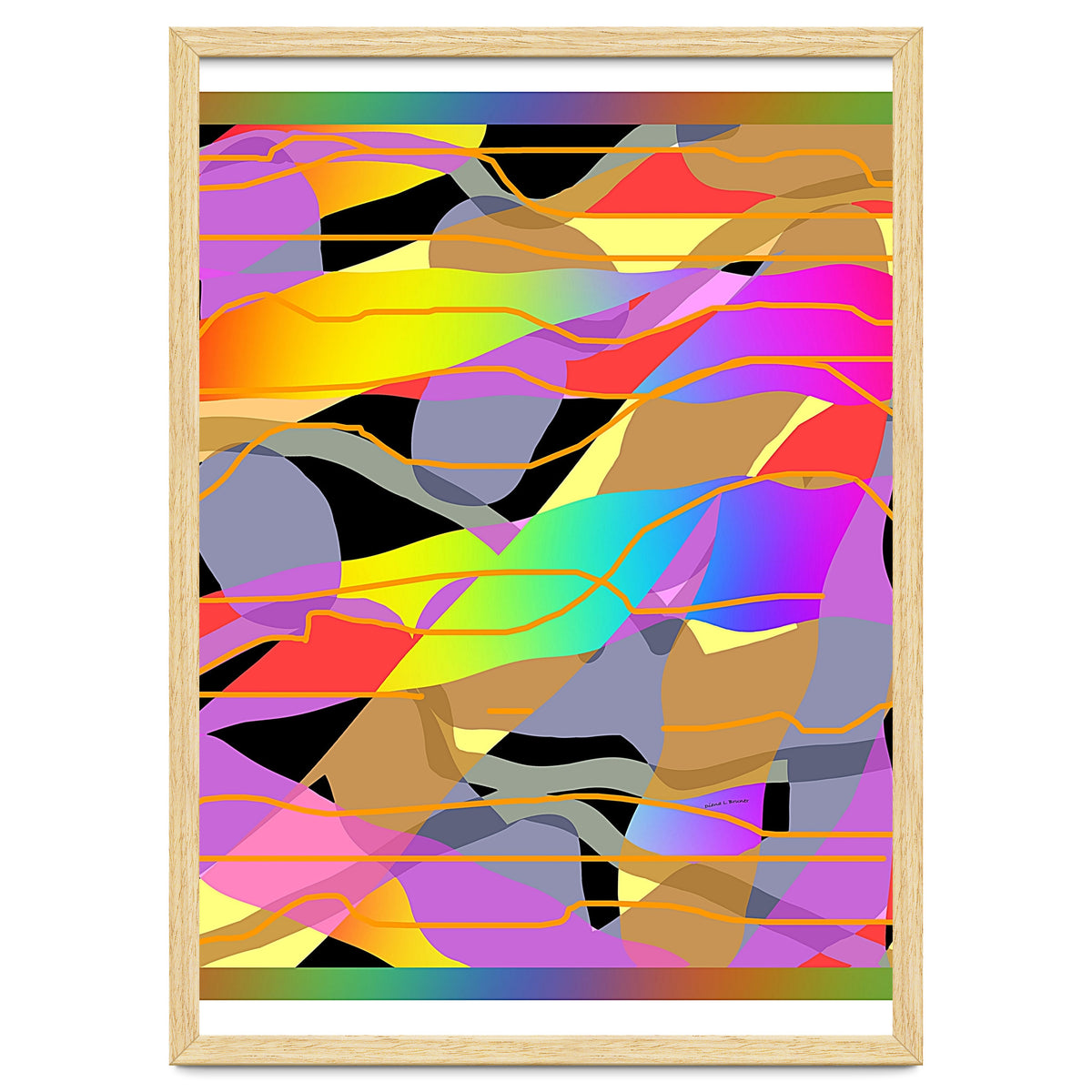 ABSTRACT COLOR BANDS