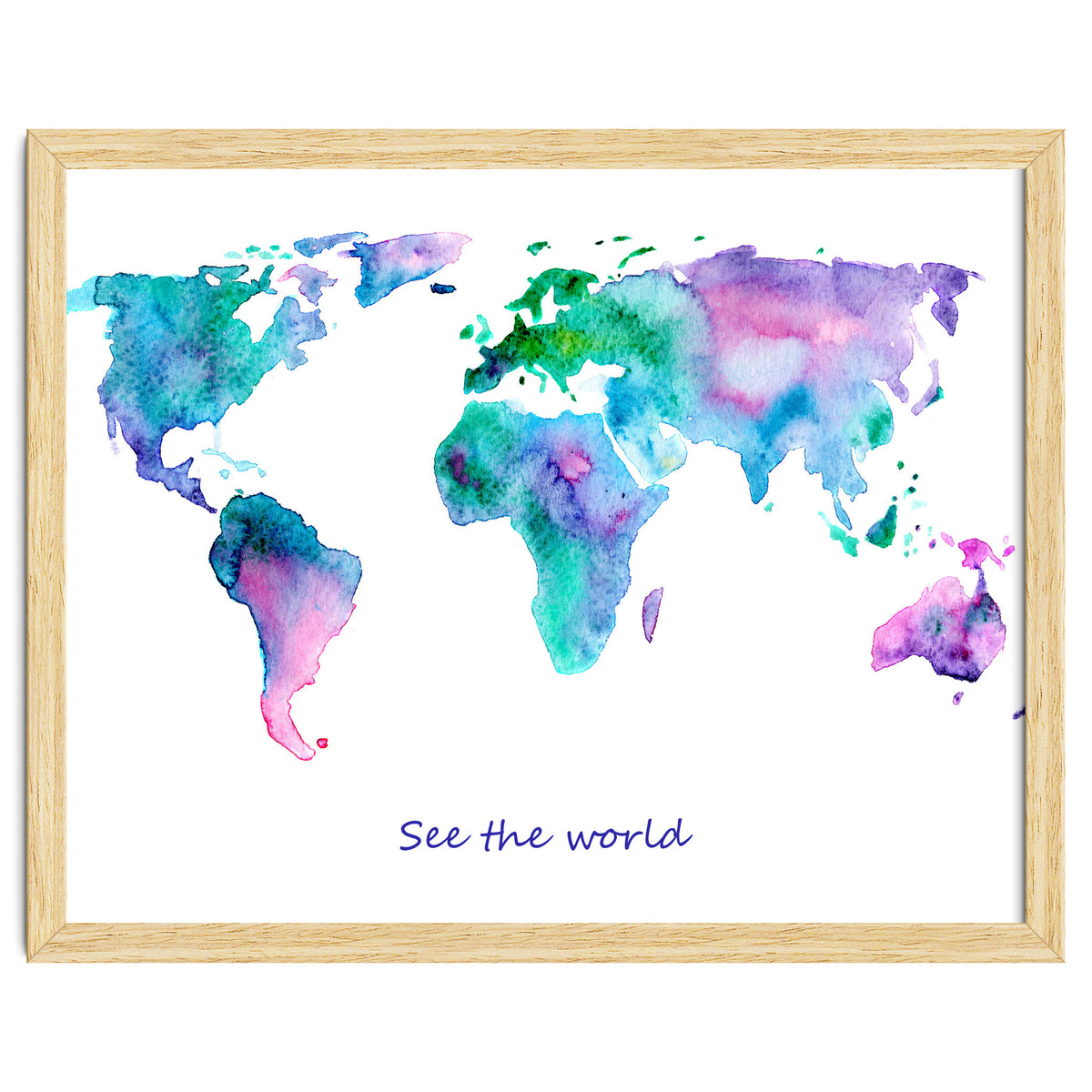 See the world || watercolor