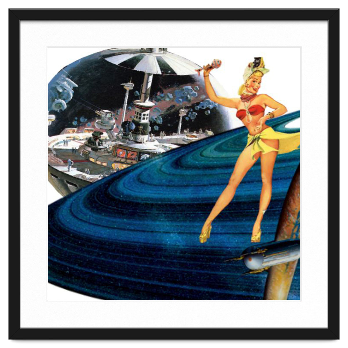 Dancer on Saturn Rings