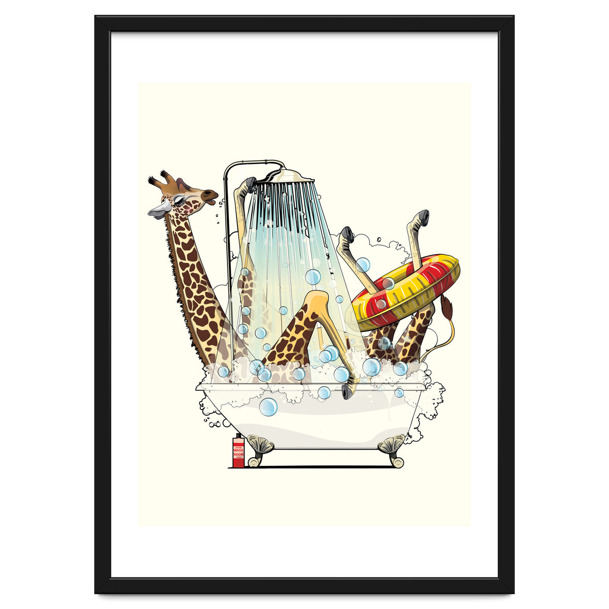 Giraffe in the Bath, Funny Bathroom Humour