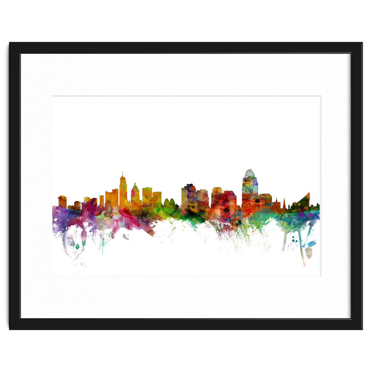 Cincinnati Ohio Skyline