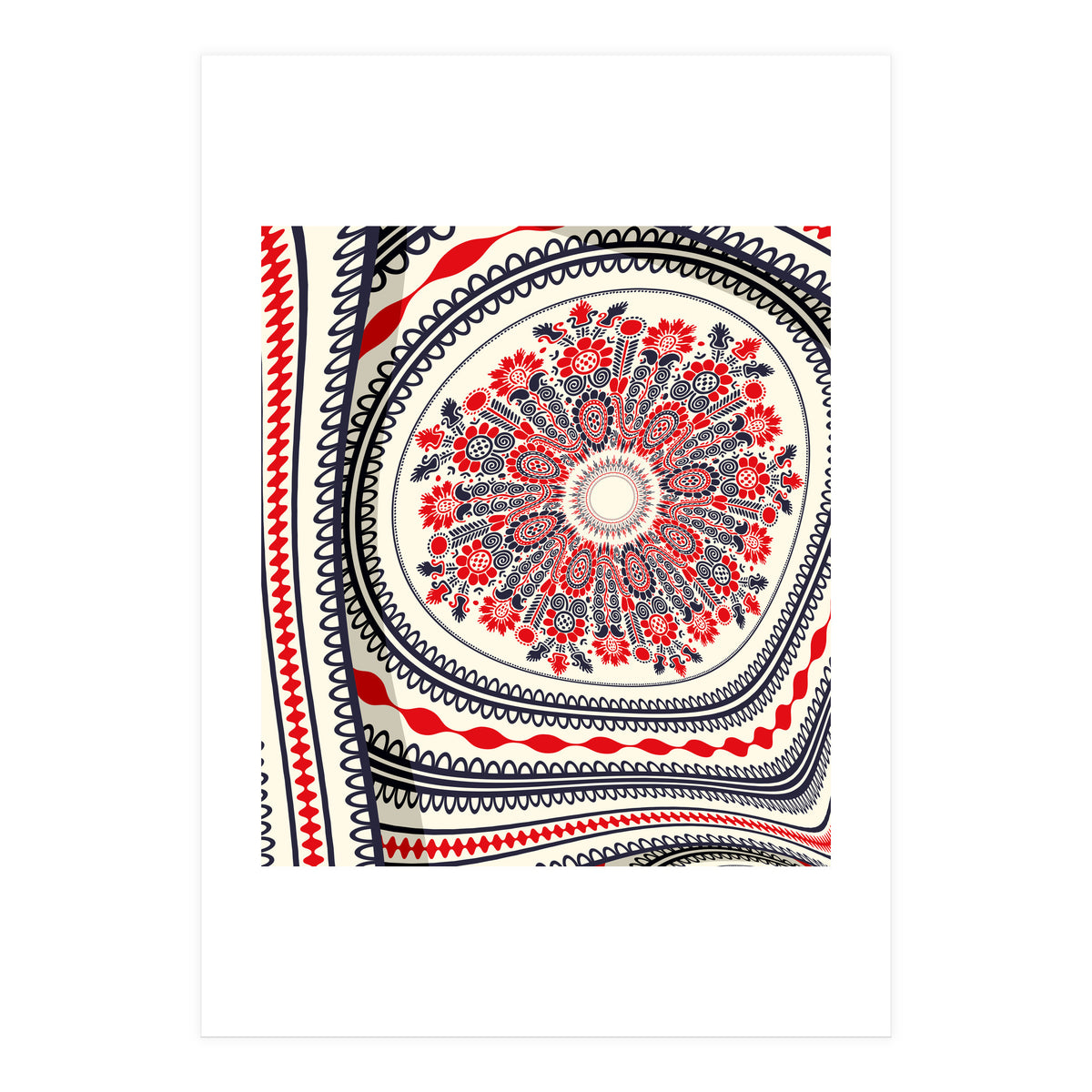 Romanian embroidery background 9 (Print Only)